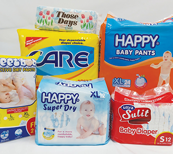 Diaper Bags and Female Sanitary Products Plastic Packaging Philippines
